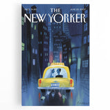 New Yorker Poster - 2007 Taxi Ride Wedding Night Art