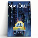 New Yorker Poster - 2007 Taxi Ride Wedding Night Art