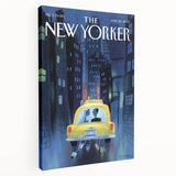 New Yorker Poster - 2007 Taxi Ride Wedding Night Art