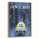 New Yorker Poster - 2007 Taxi Ride Wedding Night Art