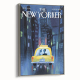 New Yorker Poster - 2007 Taxi Ride Wedding Night Art