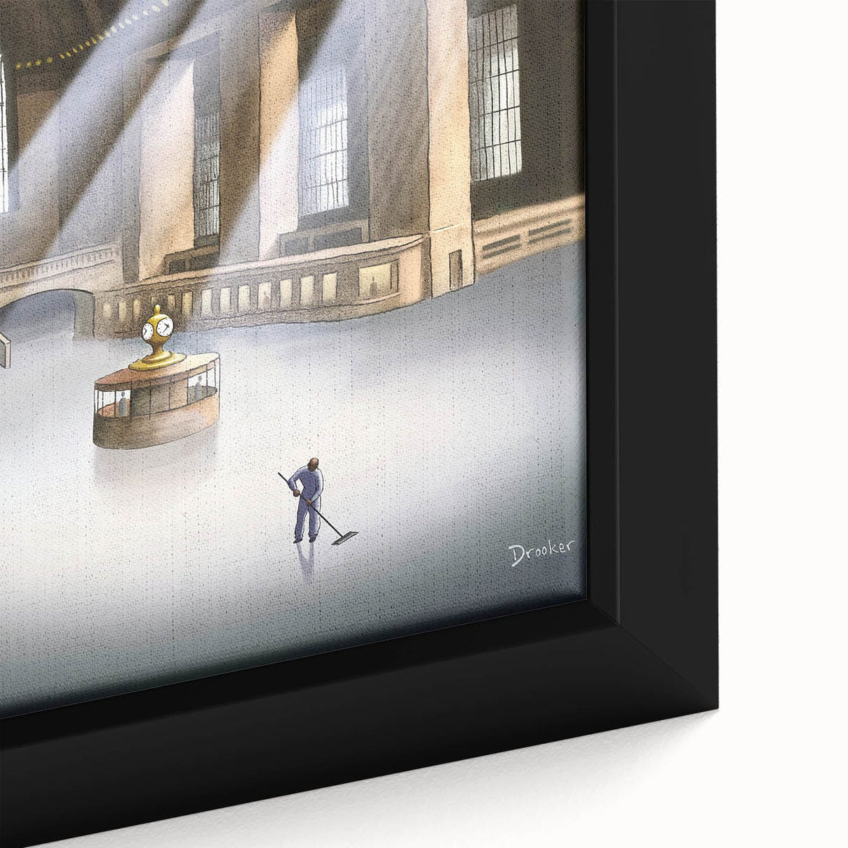 New Yorker Magazine Cover Art - Vintage Grand Central Station Poster