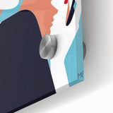 New Yorker Poster - 2016 Iconic Woman with Red Lips Art Print