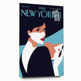 New Yorker Poster - 2016 Iconic Woman with Red Lips Art Print