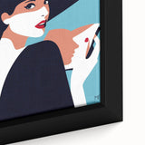 New Yorker Poster - 2016 Iconic Woman with Red Lips Art Print