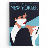 New Yorker Poster - 2016 Iconic Woman with Red Lips Art Print