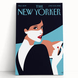 New Yorker Poster - 2016 Iconic Woman with Red Lips Art Print
