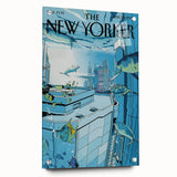 New Yorker Poster - 2005 Underwater Cityscape with Fish Art Print