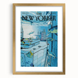 New Yorker Poster - 2005 Underwater Cityscape with Fish Art Print