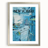 New Yorker Poster - 2005 Underwater Cityscape with Fish Art Print
