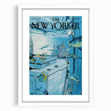 New Yorker Poster - 2005 Underwater Cityscape with Fish Art Print