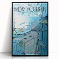 New Yorker Poster - 2005 Underwater Cityscape with Fish Art Print