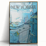 New Yorker Poster - 2005 Underwater Cityscape with Fish Art Print