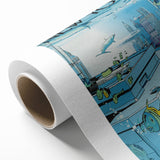 New Yorker Poster - 2005 Underwater Cityscape with Fish Art Print