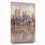 New Yorker Poster - 2003 New York Skyline Reflection Art