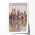 New Yorker Poster - 2003 New York Skyline Reflection Art