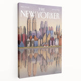 New Yorker Poster - 2003 New York Skyline Reflection Art