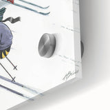 New Yorker Poster - 2000 Skiers Racing Down the Mountain Art Print