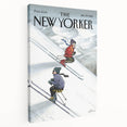 New Yorker Poster - 2000 Skiers Racing Down the Mountain Art Print
