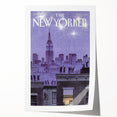 Vintage New Yorker Poster - New Year's Eve Diner Art Print