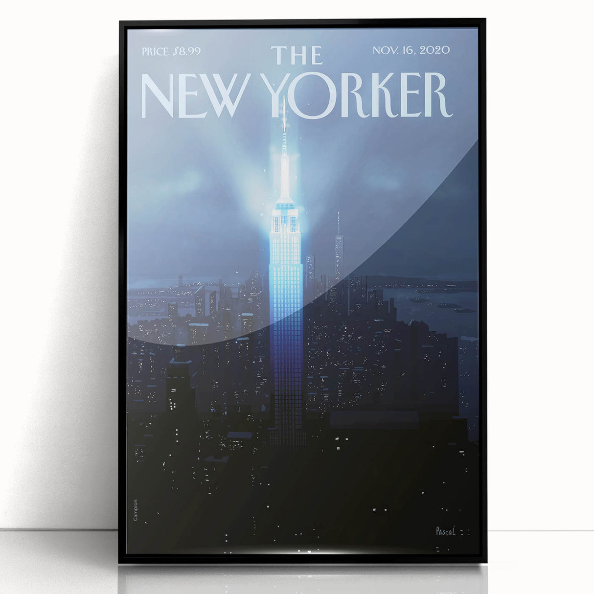 New Yorker Magazine Cover Art - Empire State Building Vintage Poster