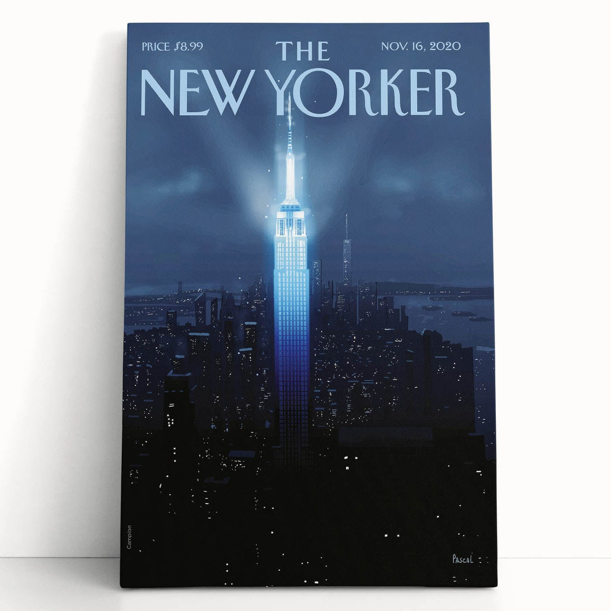 New Yorker Magazine Cover Art - Empire State Building Vintage Poster