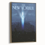 New Yorker Magazine Cover Art - Empire State Building Vintage Poster