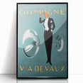 Champagne Devaux Vintage Poster – Retro Advertising Wall Art