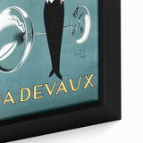Champagne Devaux Vintage Poster – Retro Advertising Wall Art