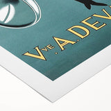 Champagne Devaux Vintage Poster – Retro Advertising Wall Art