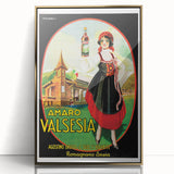 Amaro Valsesia Vintage Poster: Retro Advertising Wall Art Print