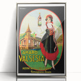 Amaro Valsesia Vintage Poster: Retro Advertising Wall Art Print