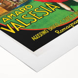 Amaro Valsesia Vintage Poster: Retro Advertising Wall Art Print