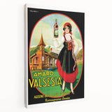 Amaro Valsesia Vintage Poster: Retro Advertising Wall Art Print
