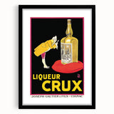 Vintage Crux Poster: Retro Cognac Advertising Wall Art