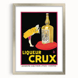 Vintage Crux Poster: Retro Cognac Advertising Wall Art