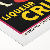 Vintage Crux Poster: Retro Cognac Advertising Wall Art