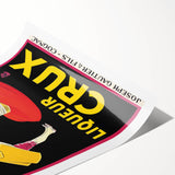 Vintage Crux Poster: Retro Cognac Advertising Wall Art