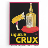 Vintage Crux Poster: Retro Cognac Advertising Wall Art