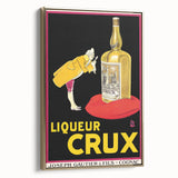 Vintage Crux Poster: Retro Cognac Advertising Wall Art
