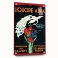 Vintage Aura Poster: Retro Liqueur Advertising Wall Art