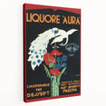 Vintage Aura Poster: Retro Liqueur Advertising Wall Art