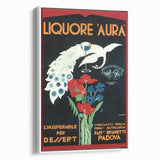Vintage Aura Poster: Retro Liqueur Advertising Wall Art