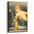 Vintage Strega Poster: Retro Liqueur Advertising Wall Art