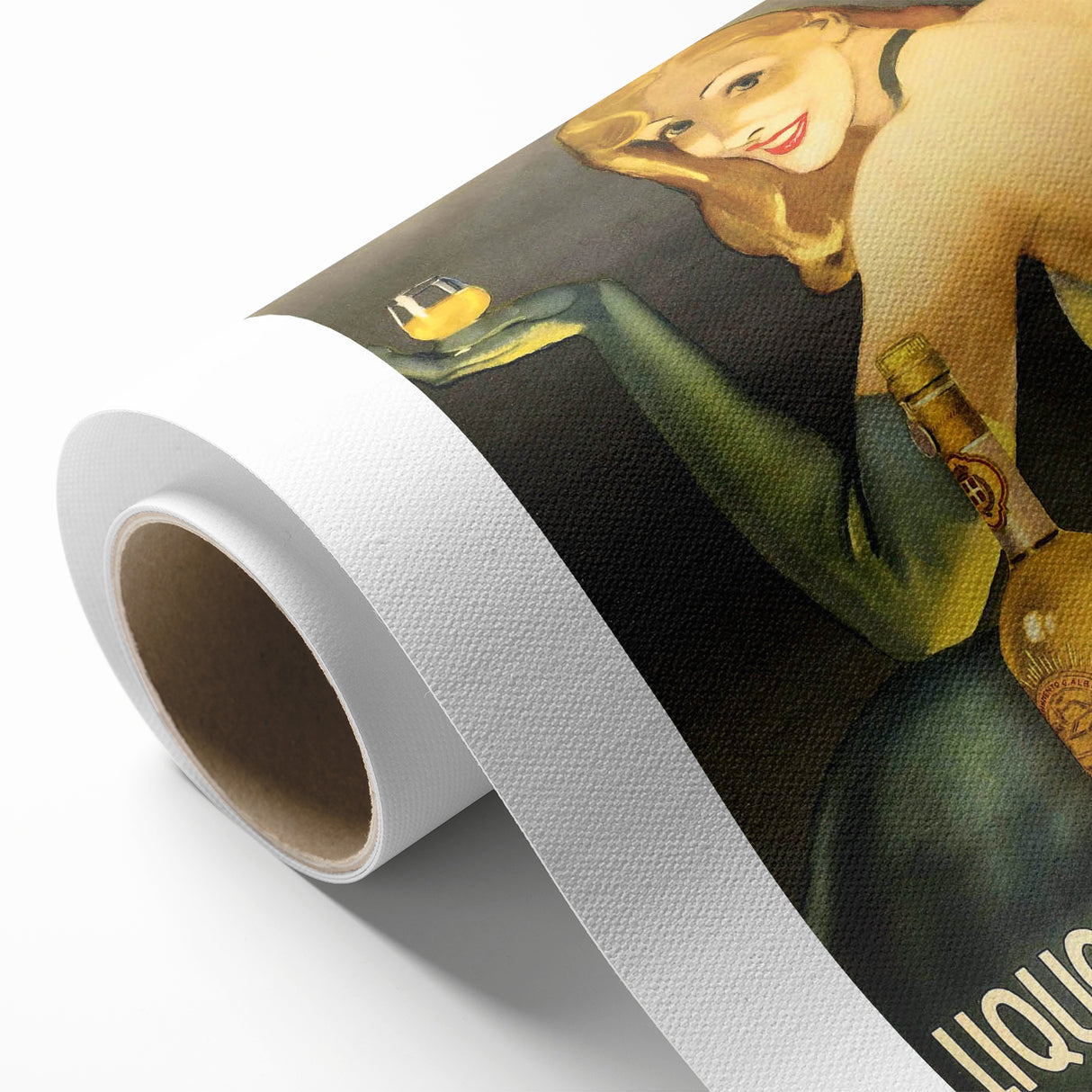 Vintage Strega Poster: Retro Liqueur Advertising Wall Art