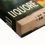 Vintage Strega Poster: Retro Liqueur Advertising Wall Art