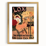 Vintage Lox Poster: Retro Liqueur Advertising Wall Art