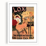 Vintage Lox Poster: Retro Liqueur Advertising Wall Art