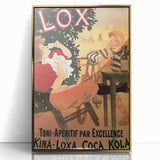 Vintage Lox Poster: Retro Liqueur Advertising Wall Art