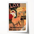 Vintage Lox Poster: Retro Liqueur Advertising Wall Art